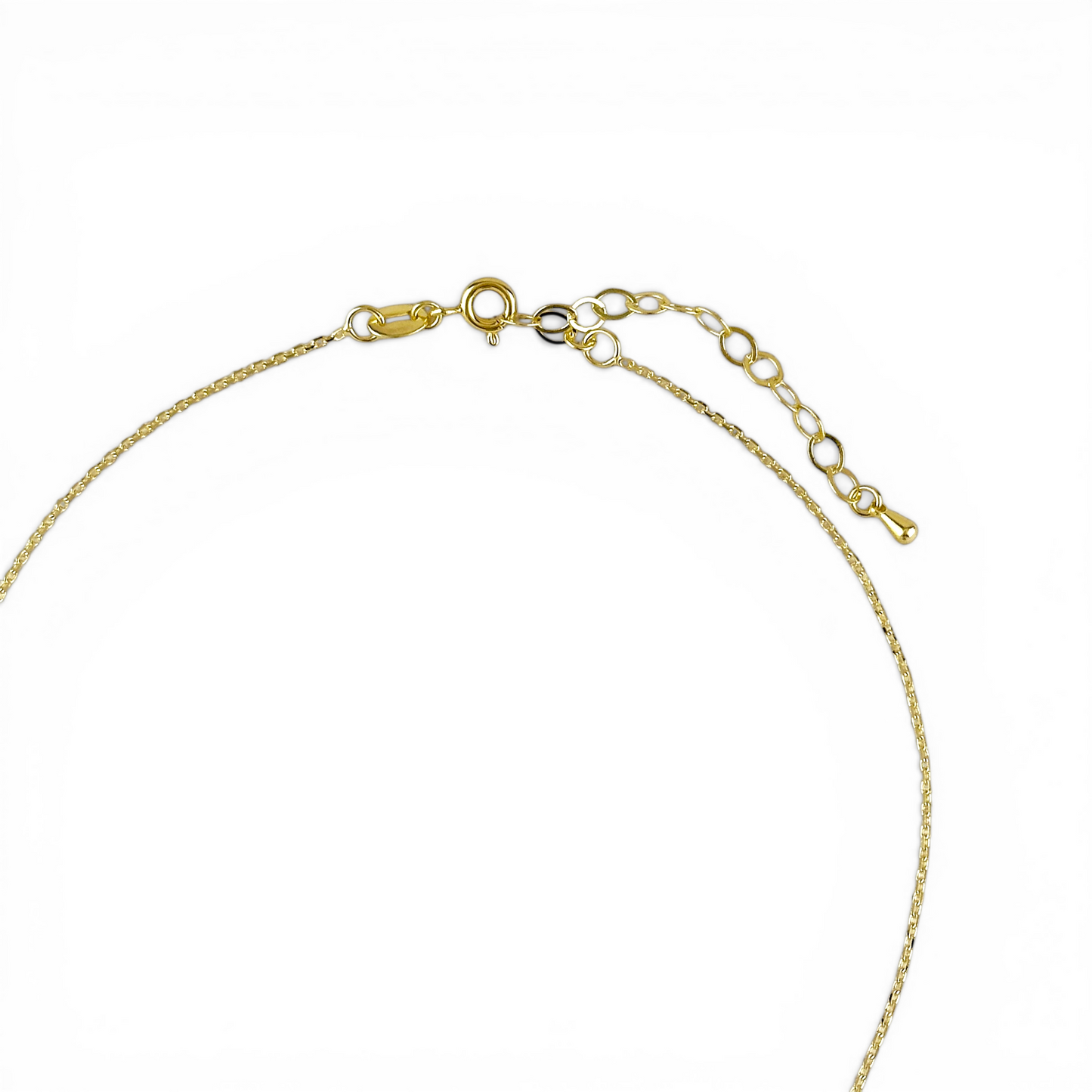 Pavé CZ Bar with Solitaire 18K Gold Filled Necklace