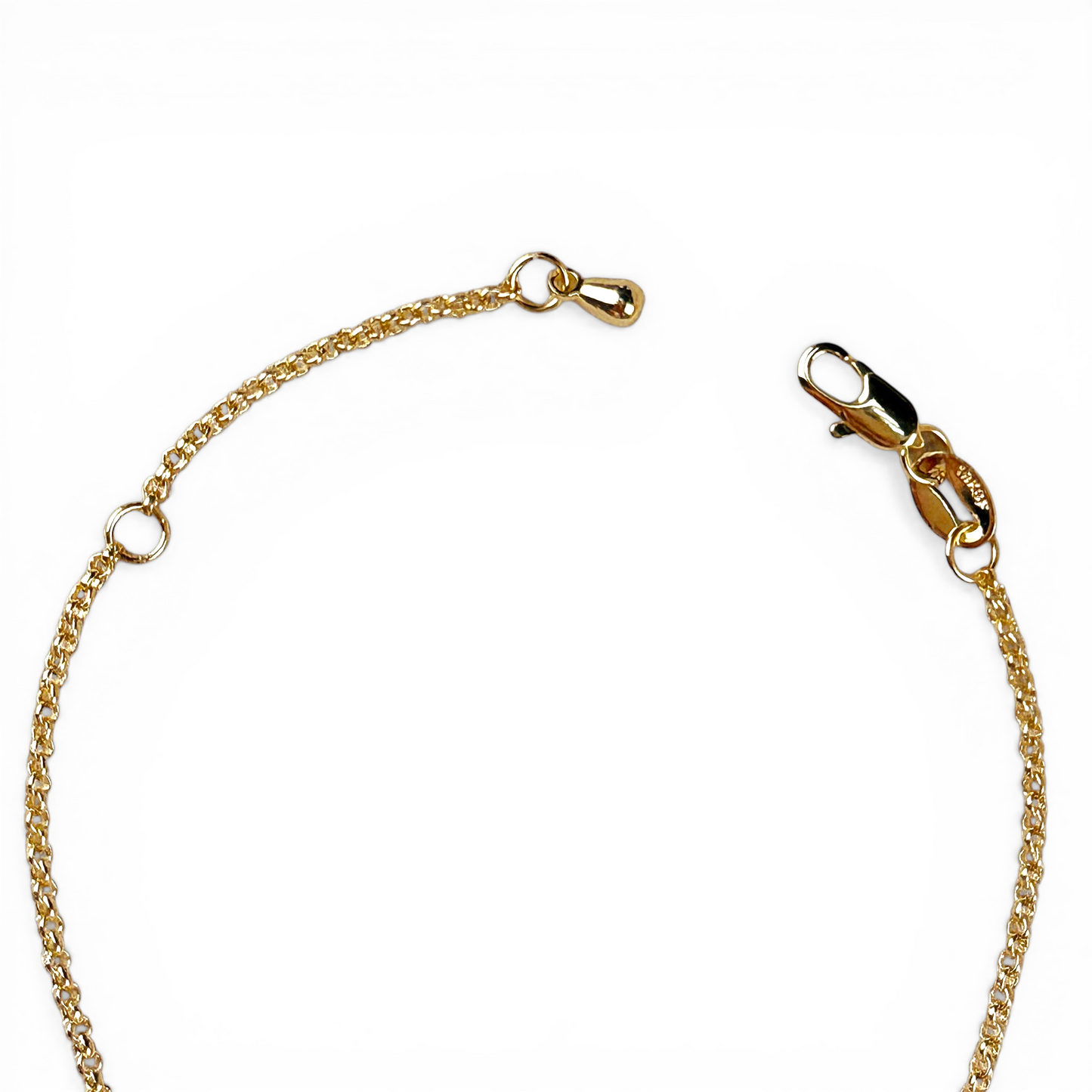 Row of Freshwater Baroque Pearls 18K Gold Filled Bracelet