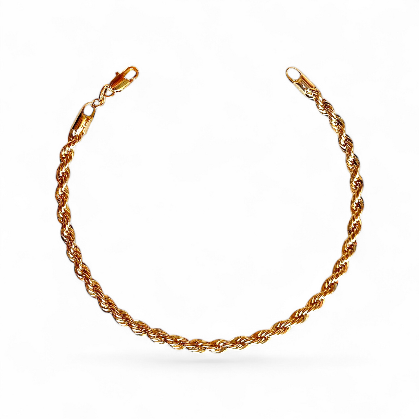 4mm Rope Chain 18K Gold Filled Anklet