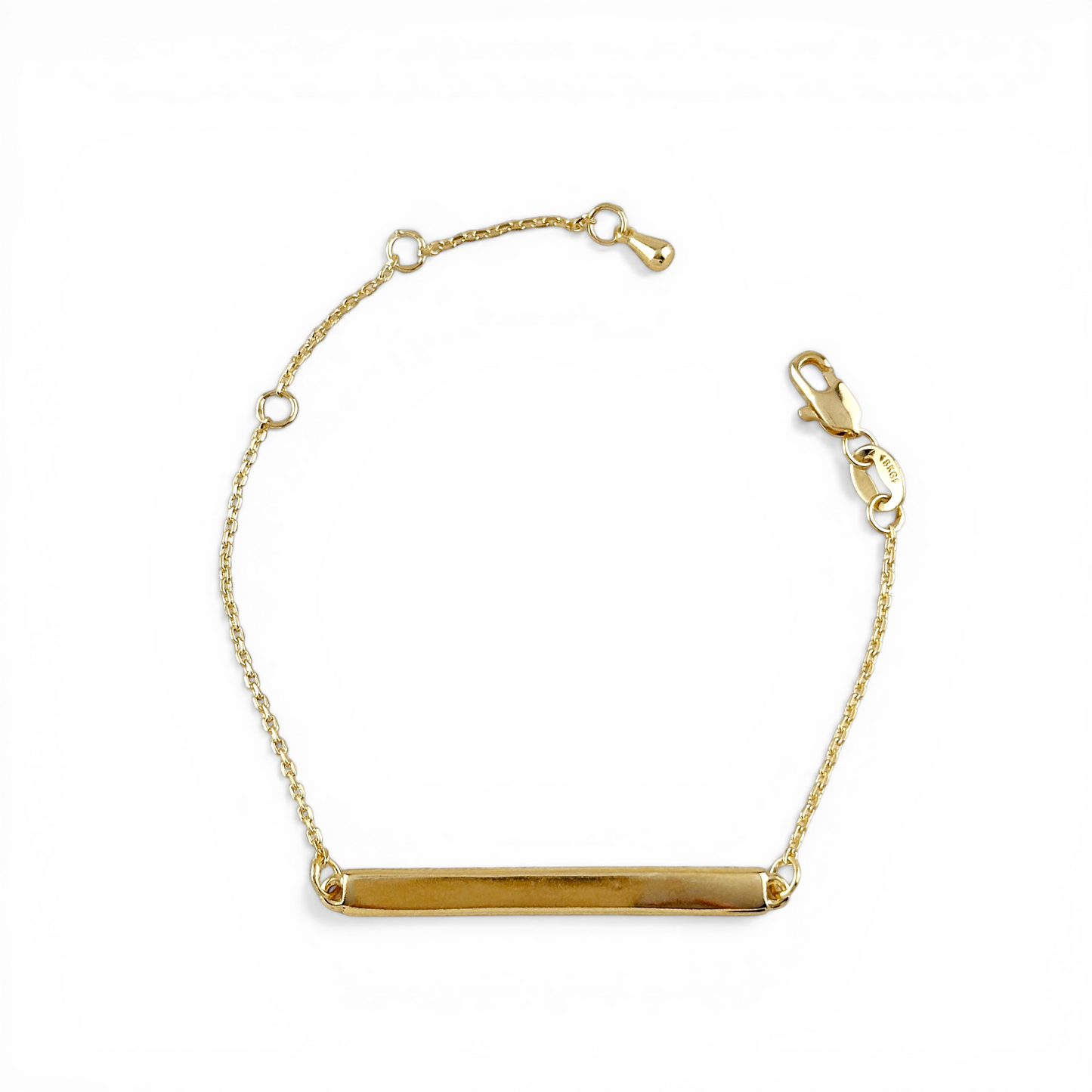 Polished Bar 18K Gold Filled Bracelet