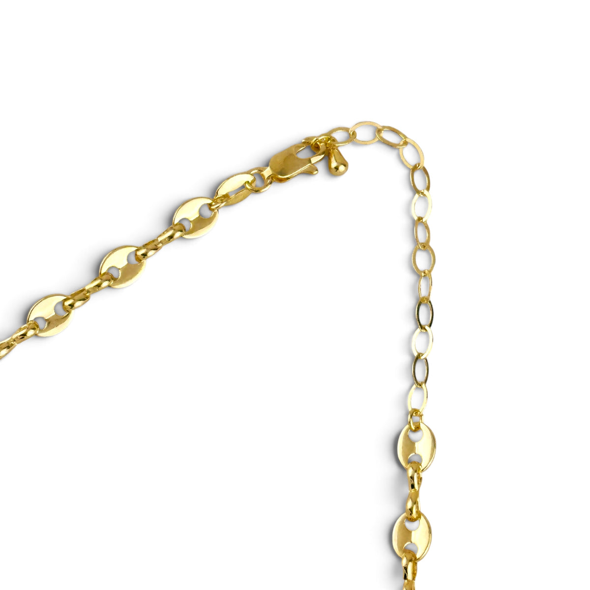 Mariner Link CZ 18K Gold Filled Choker Necklace