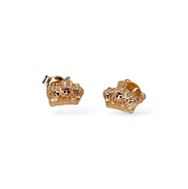Crown Stud 18K Gold Filled Earrings