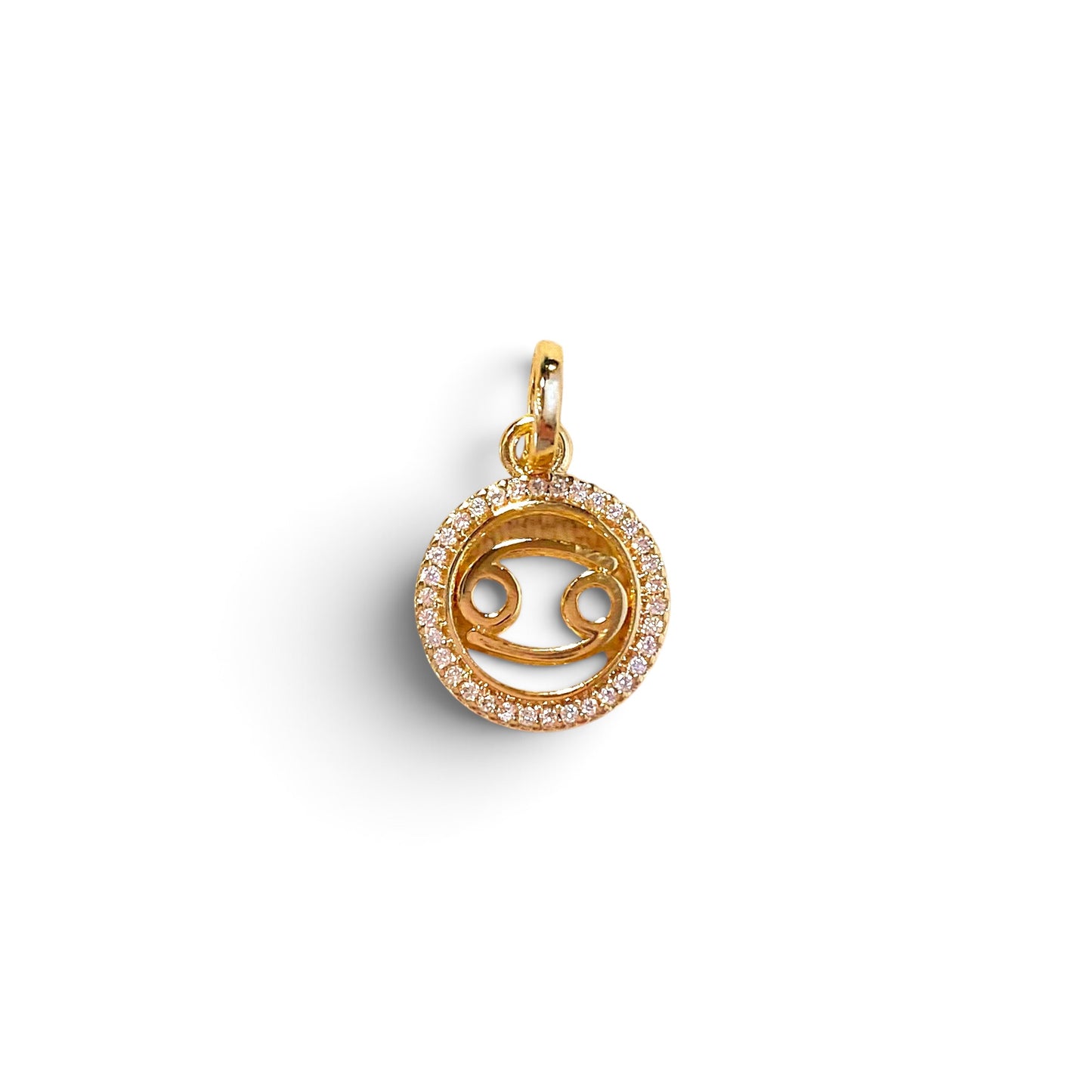 Cancer Zodiac 18K Gold Filled Pendant 