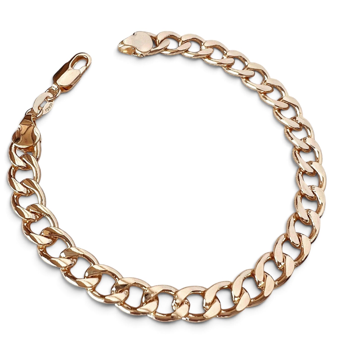Chunky Cuban Link 7.25mm 18K Gold Filled Bracelet