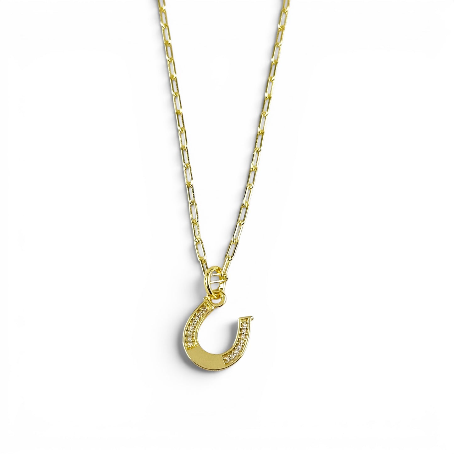 Horseshoe 18mm 18K Gold Filled Charm