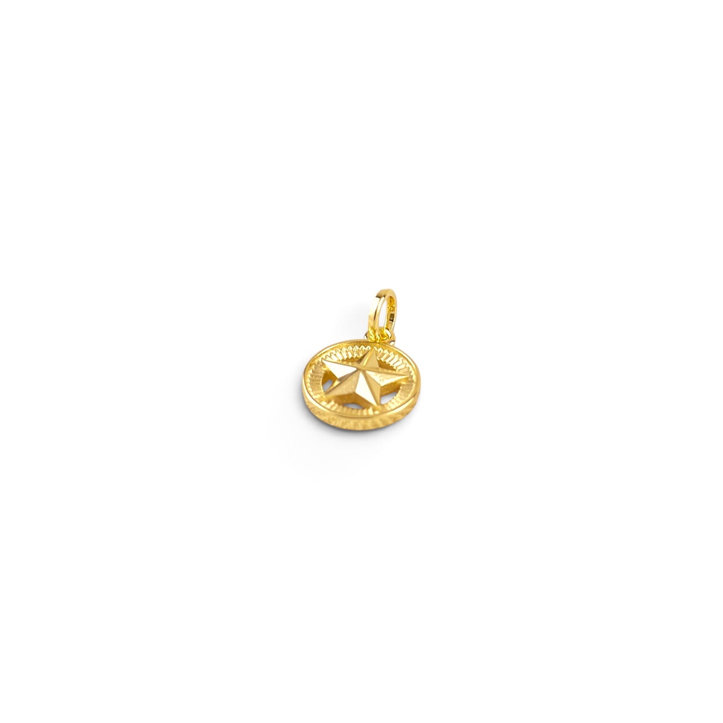 Lone Star 18mm 18K Gold Filled Charm