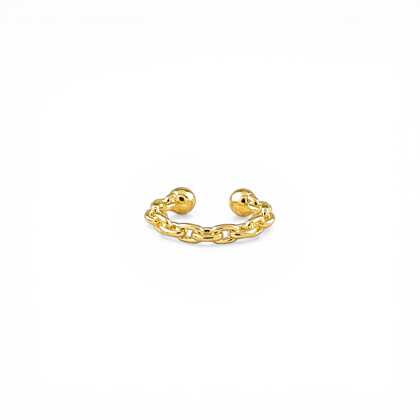 Crafted Chain 18K Gold Filled Ear Cuff