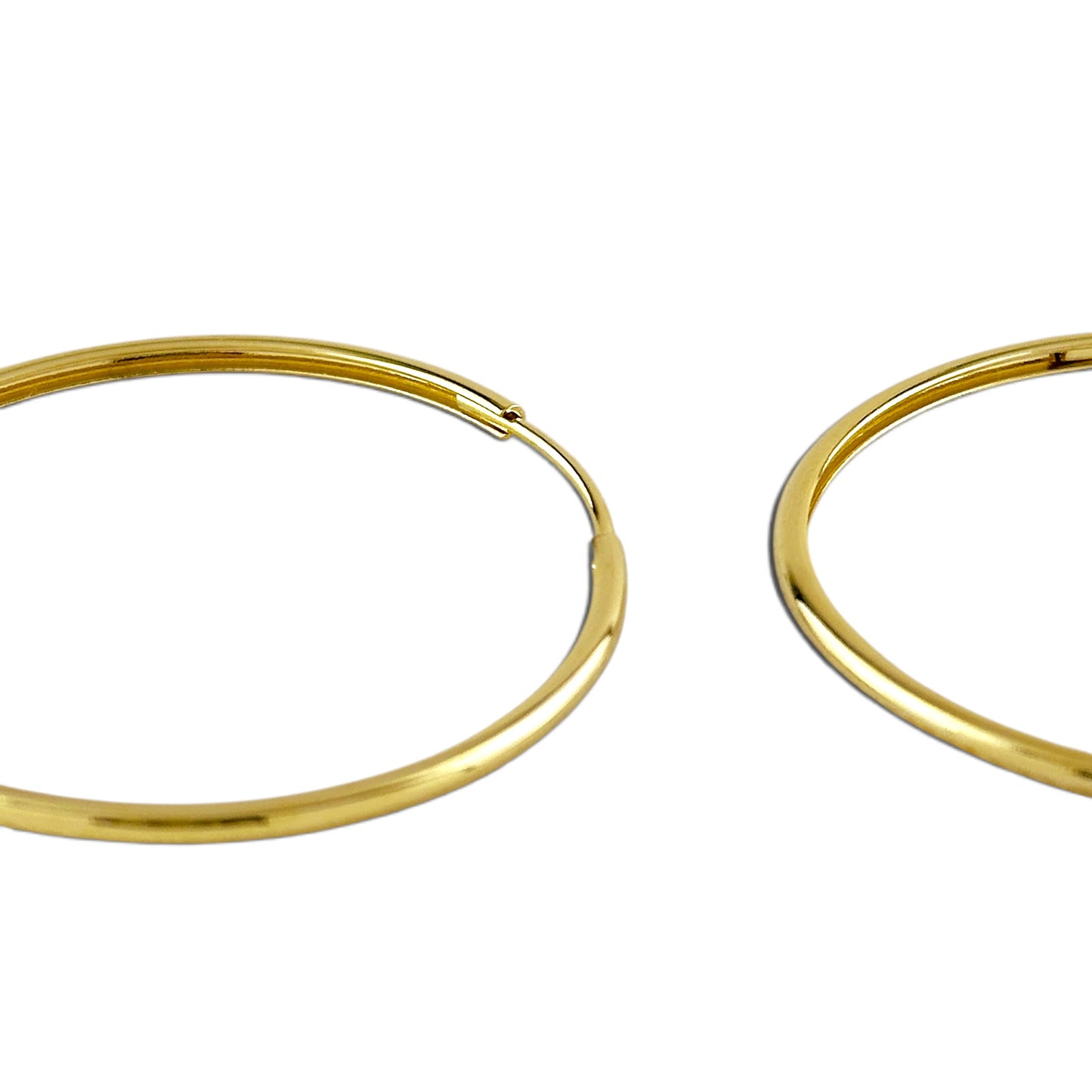 Continuous Hoop 40mm 18K Gold Filled Earrings