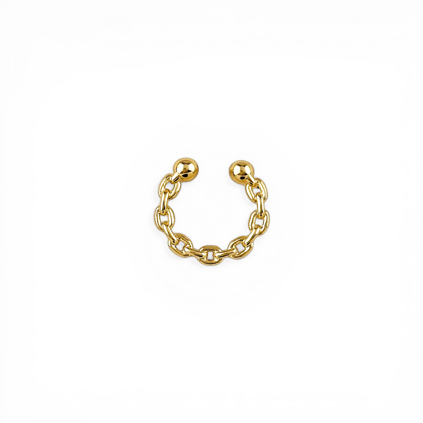 Crafted Chain 18K Gold Filled Ear Cuff