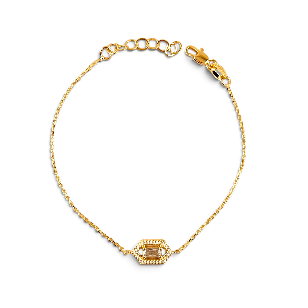 Crystal Birthstone CZ  Bracelet 
