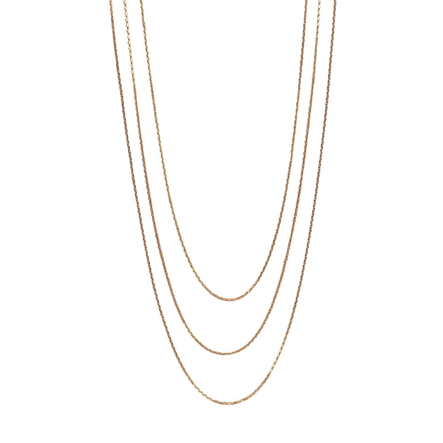 0.9mm Link Chain 18K Gold Filled Necklace