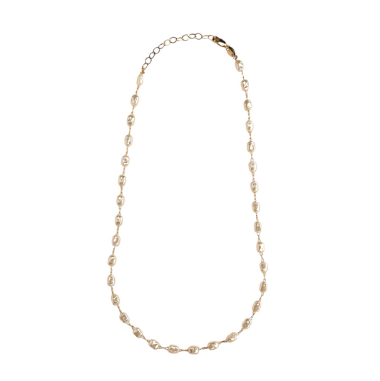 Baroque Pearl 18K Gold Filled Necklace