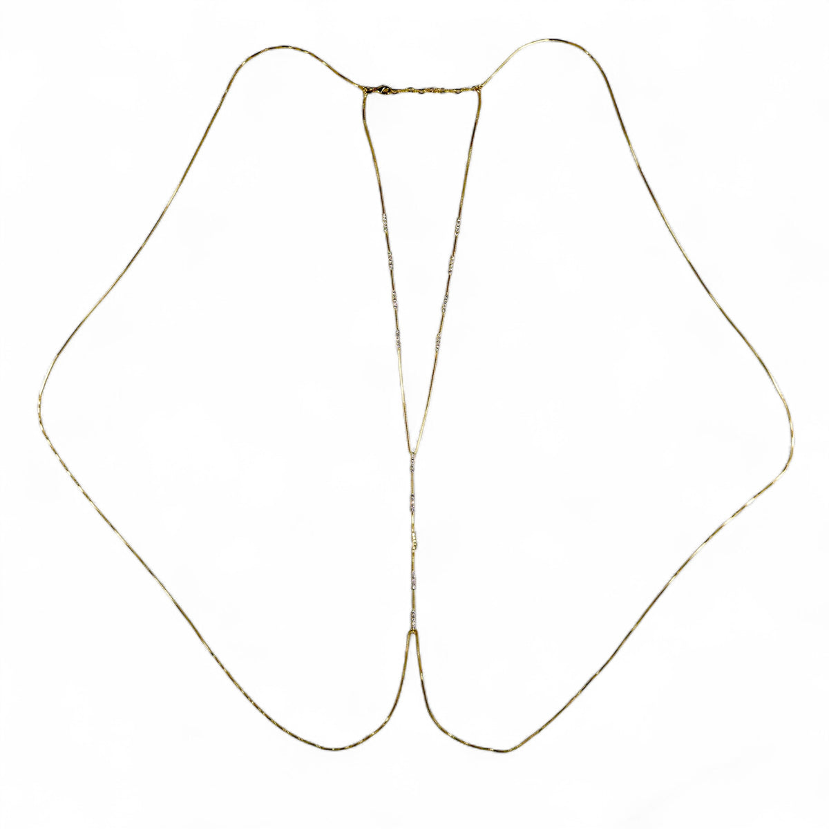 CZ 18K Gold Filled Body Chain