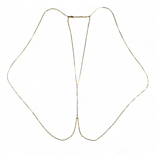 CZ 18K Gold Filled Body Chain