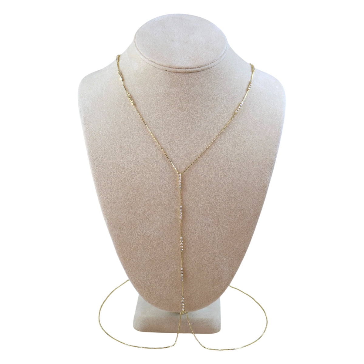 CZ 18K Gold Filled Body Chain