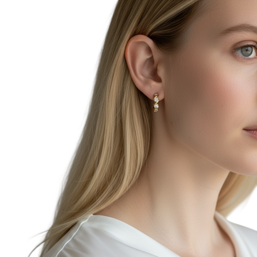 15mm Open Hoop 18k Gold Filled Earrings