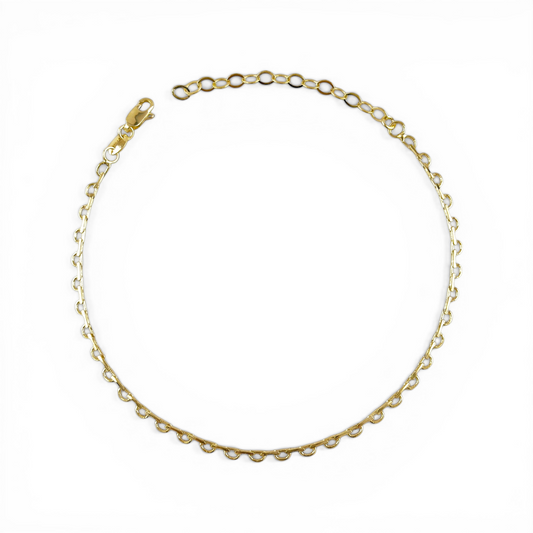 Lace Chain 18K Gold Filled Anklet