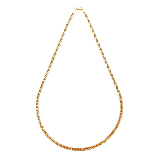 4mm Franco Link Chain 18k Gold Filled Necklace