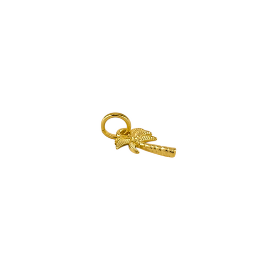 Palm Tree 16mm 18K Gold Filled Charm