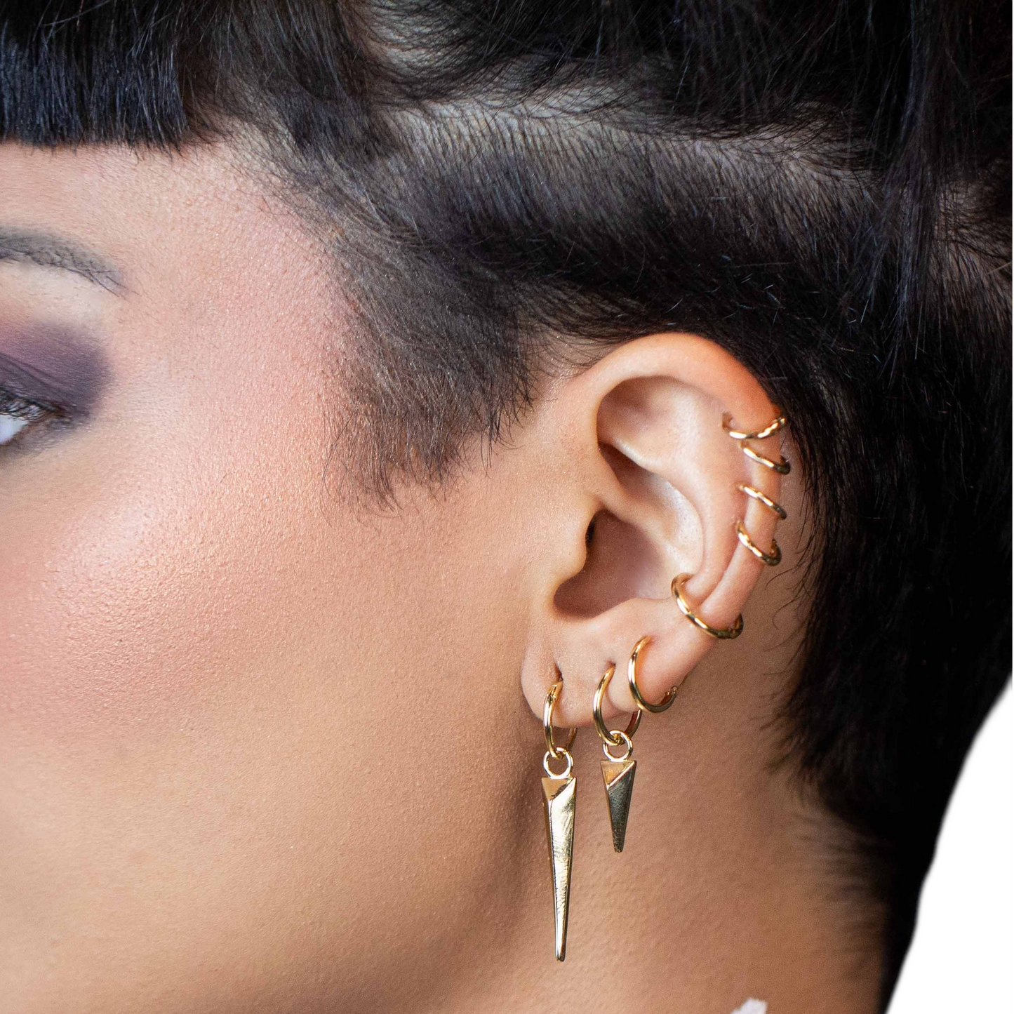 Build Your Own Hoop Set 18k Gold-Filled Earrings
