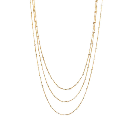 1mm Satellite Link Chain 18k Gold Filled Necklace