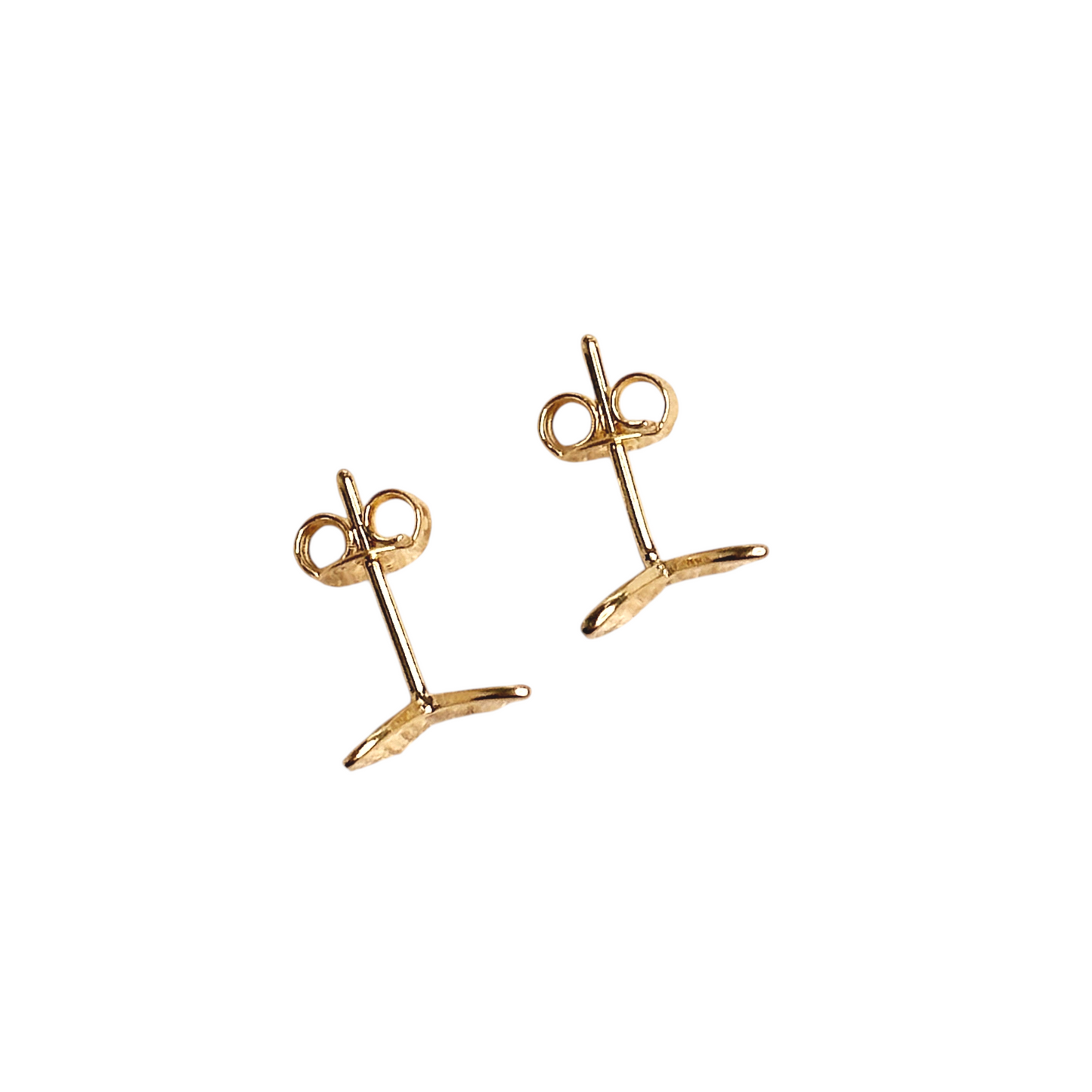 9mm Mini Butterfly Stud 18K Gold Filled Earrings