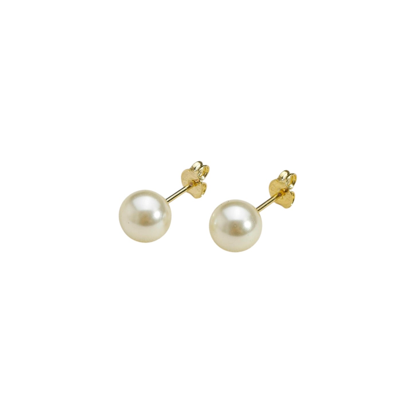 5mm Pearl Stud 18k Gold Filled Earrings
