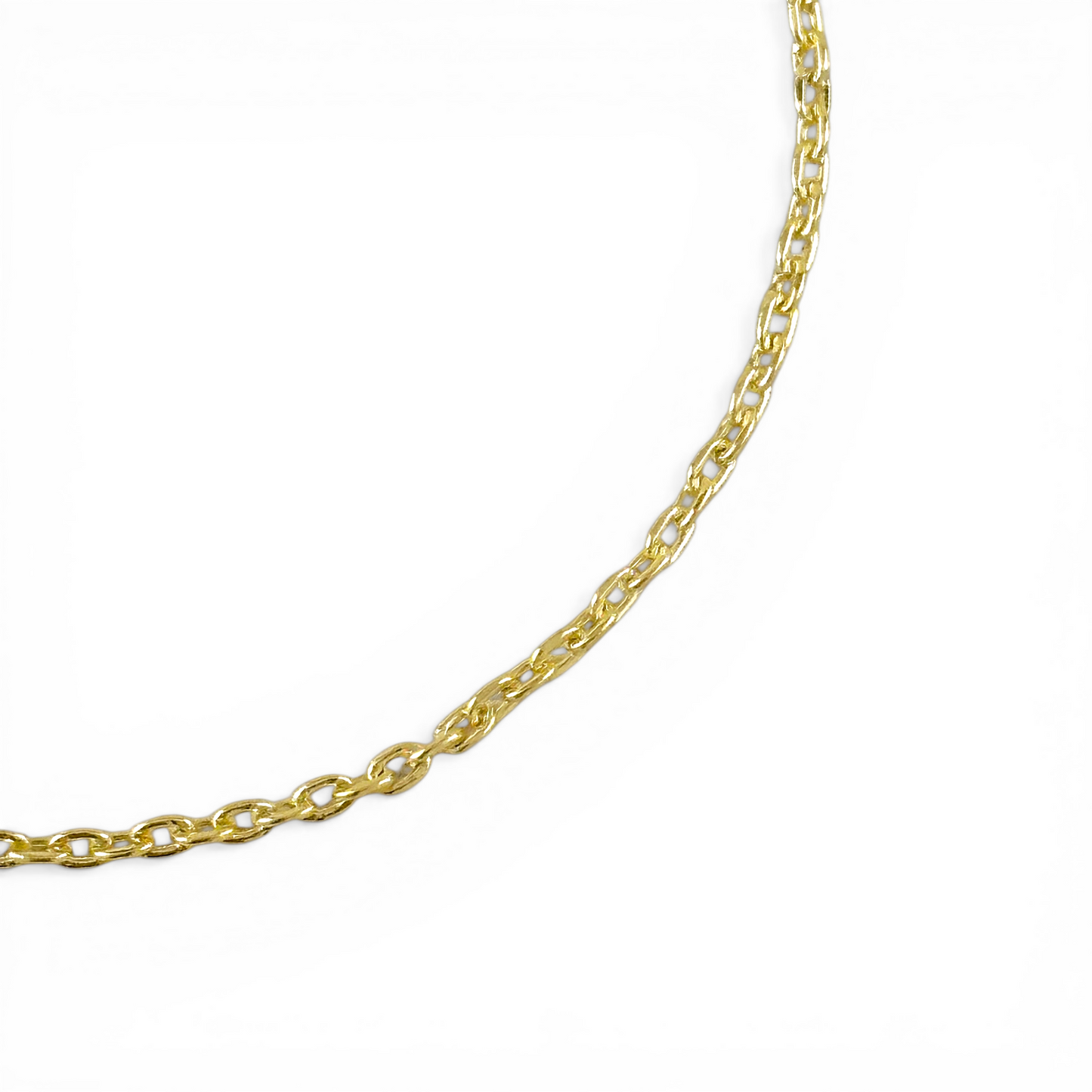 1.8mm Anchor Chain 18K Gold Filled Bracelet