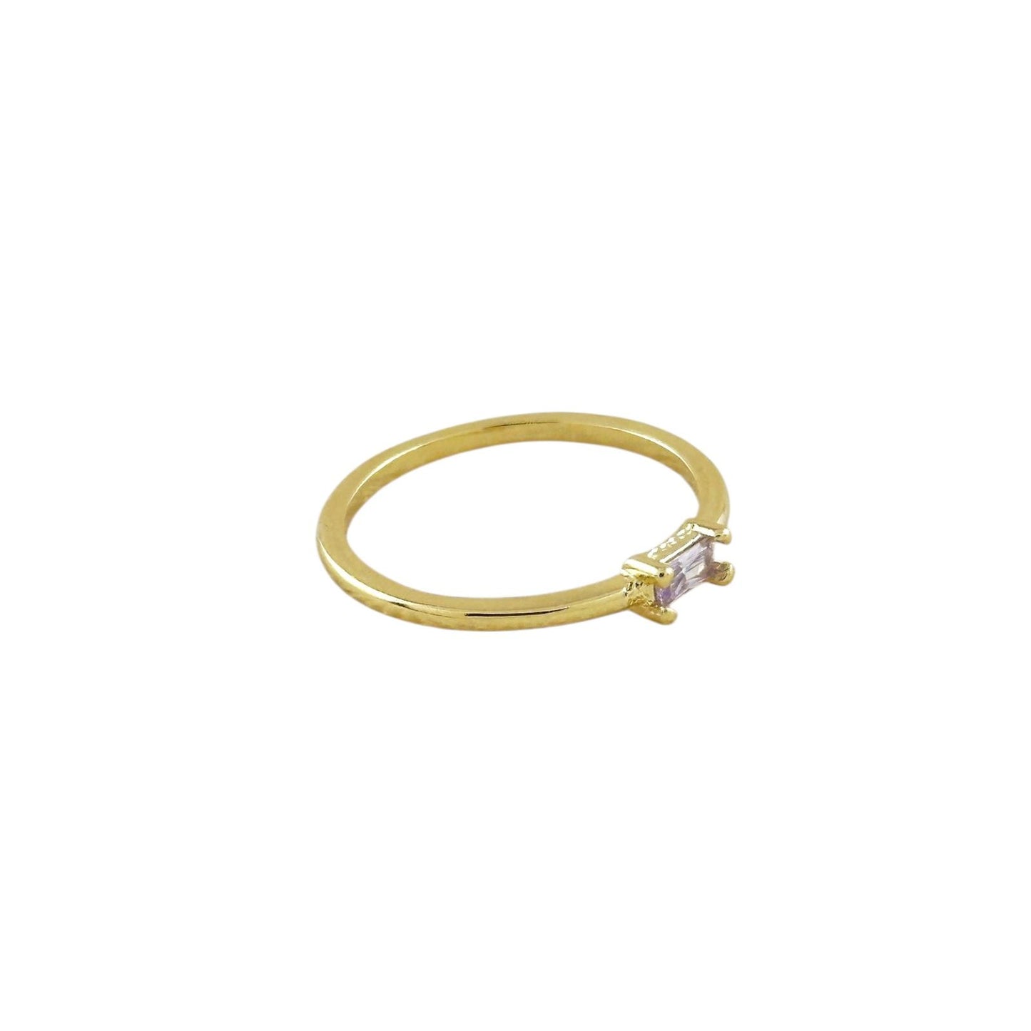 Birthstone 18K Gold Filled Ring