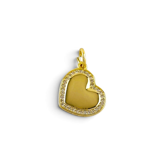 Heart Halo CZ Pendant