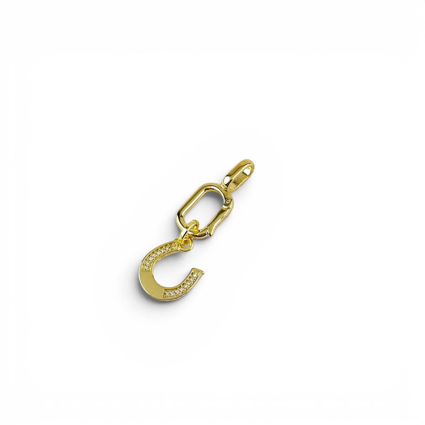 Horseshoe 18mm 18K Gold Filled Charm