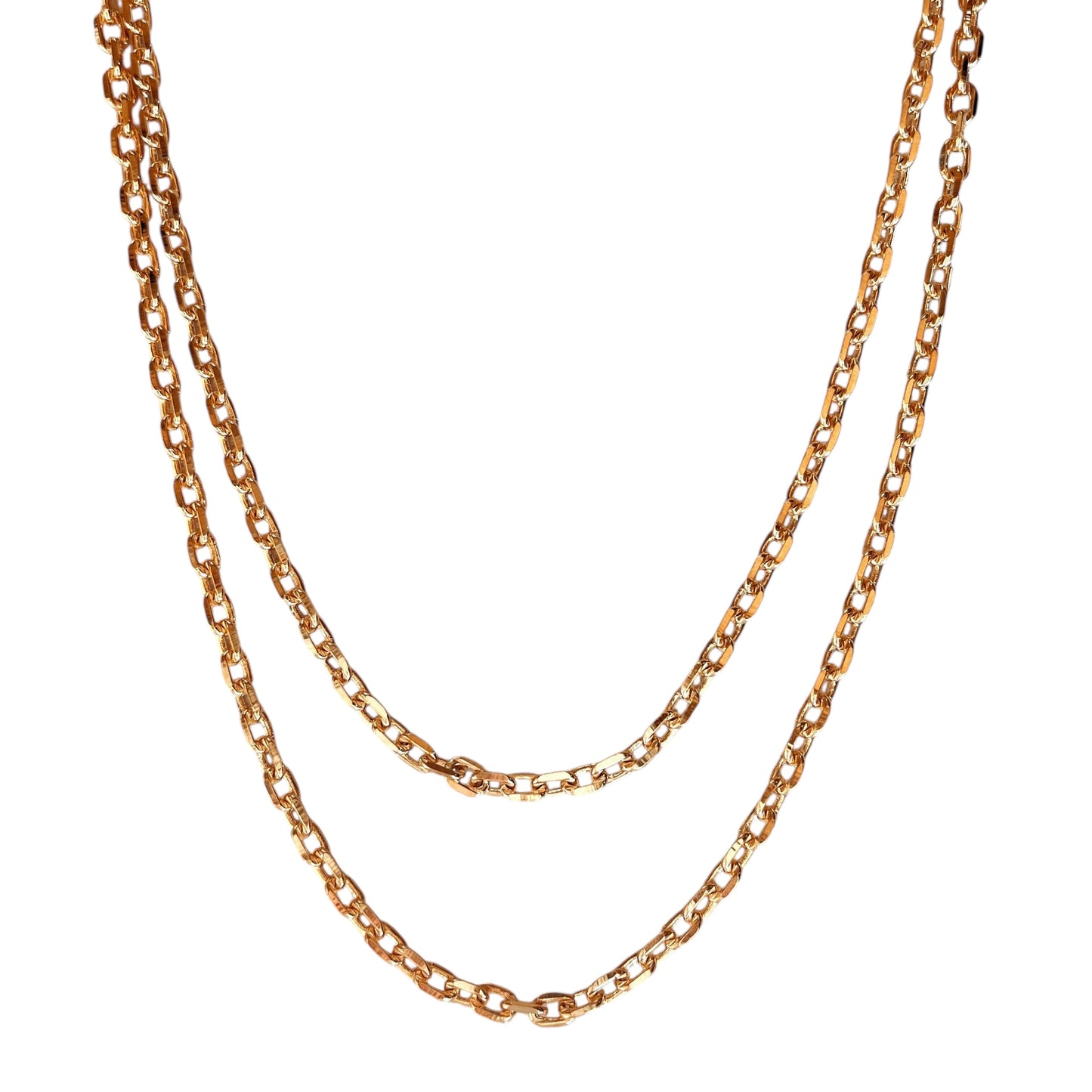 Anchor Link Chain 18k Gold Filled Necklace