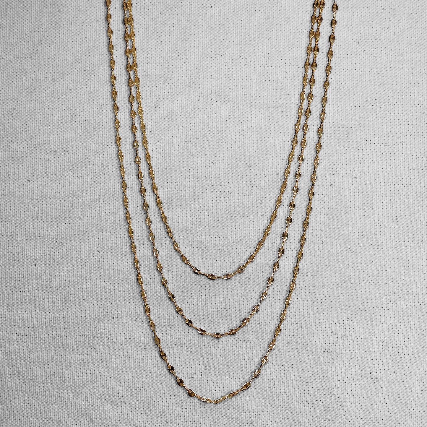 3mm Mariner Chain 18k Gold Filled Necklace