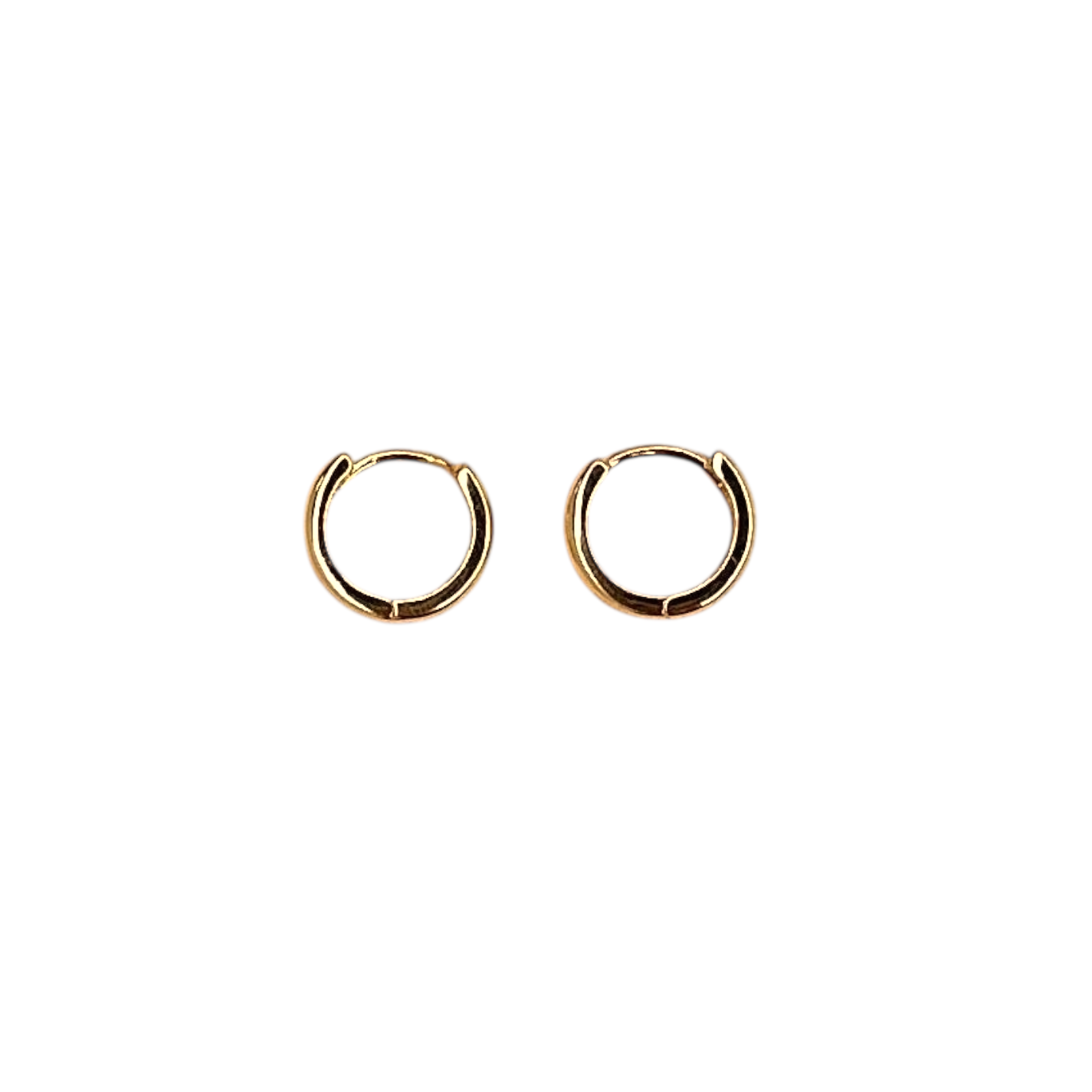 Classic Huggie Hoop 18K Gold Filled Earrings