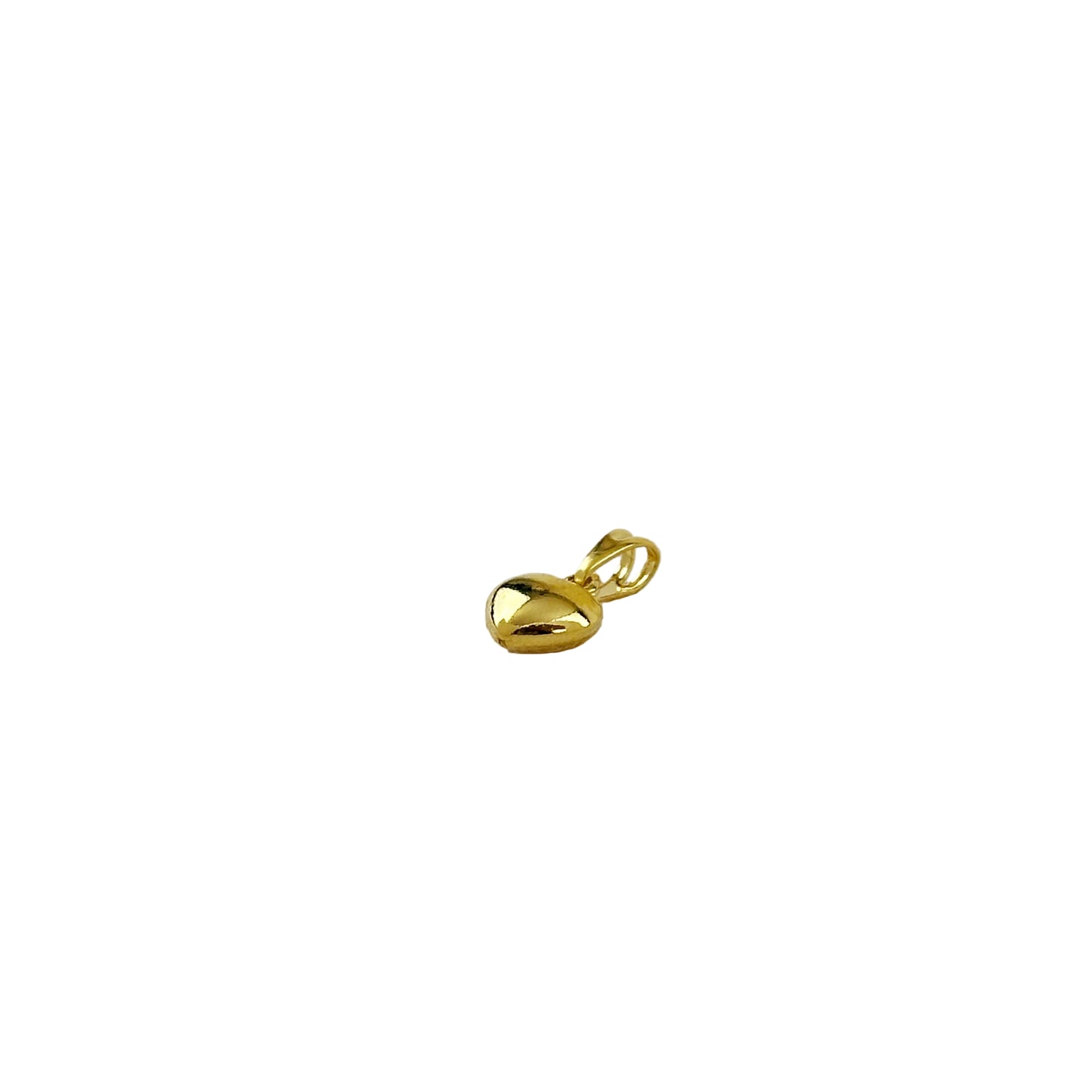 Heart Domed 10mm 18K Gold Filled Charm