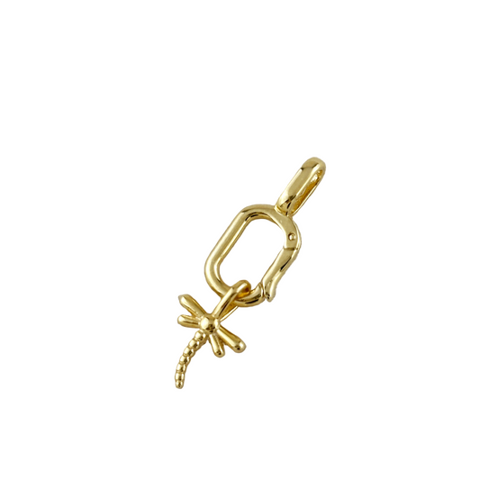 Dragonfly 15mm 18k Gold Filled Charm
