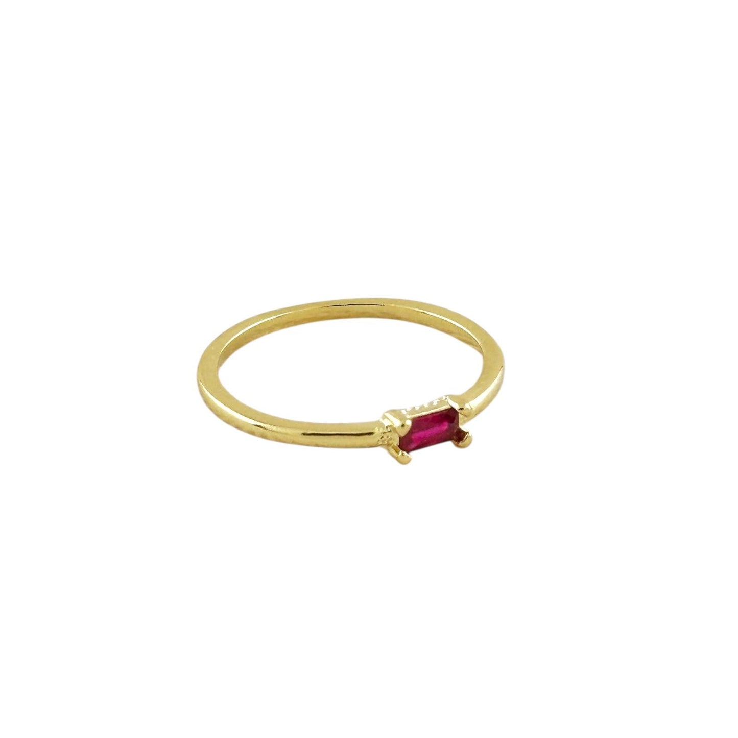 Birthstone 18K Gold Filled Ring