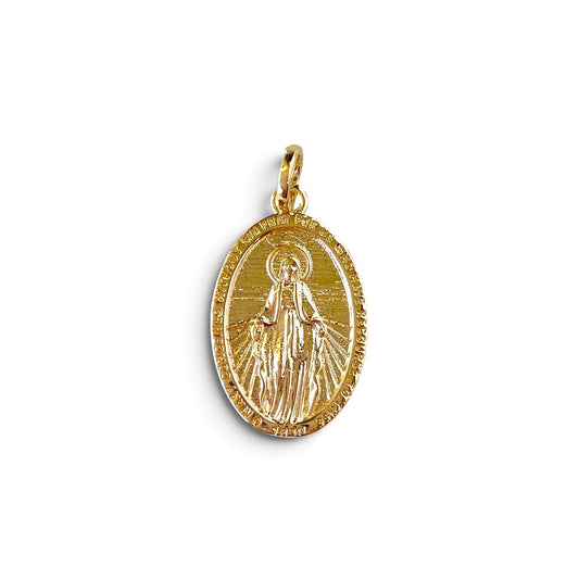 Lady of Grace Double-Sided Medal Pendant