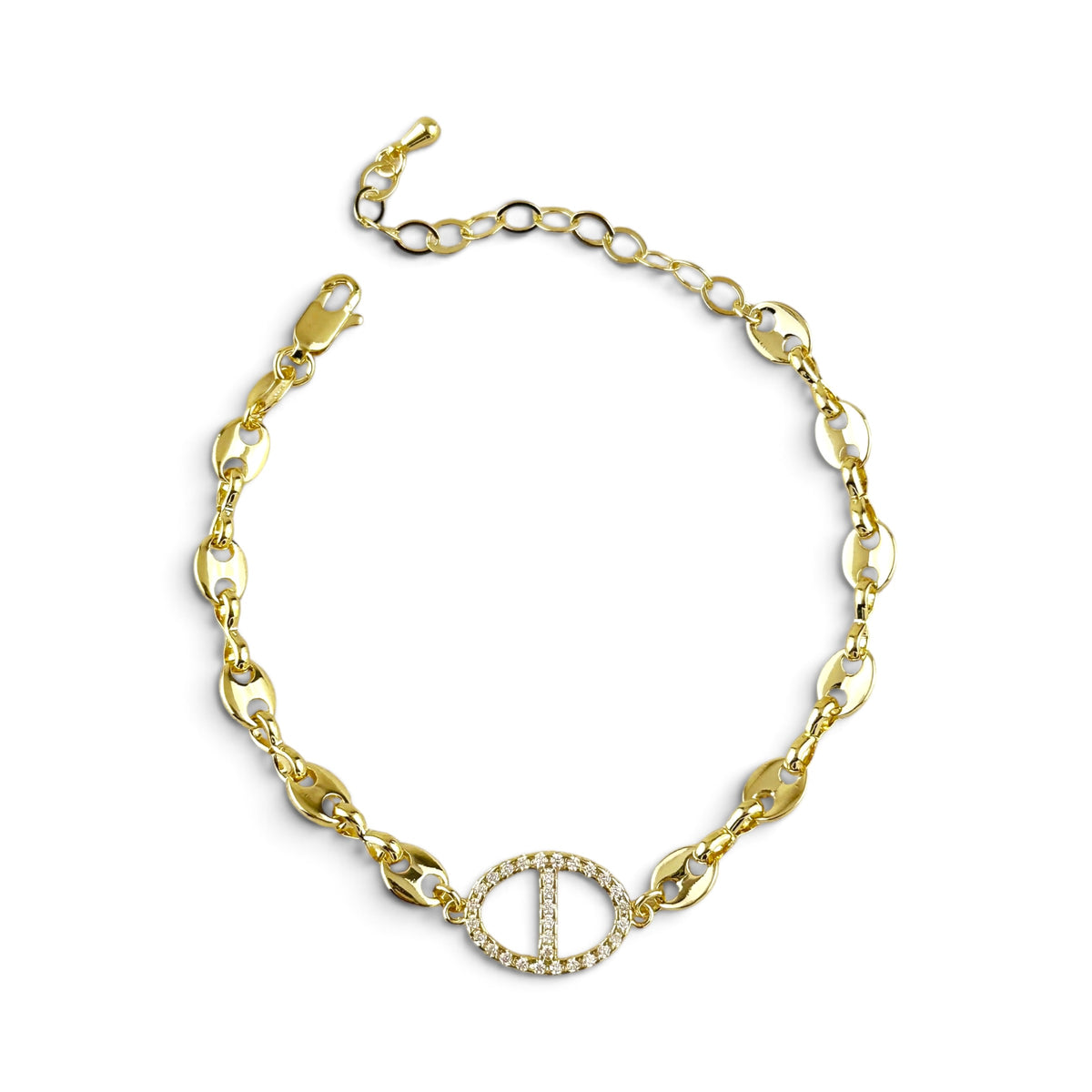 Mariner Link CZ Bracelet