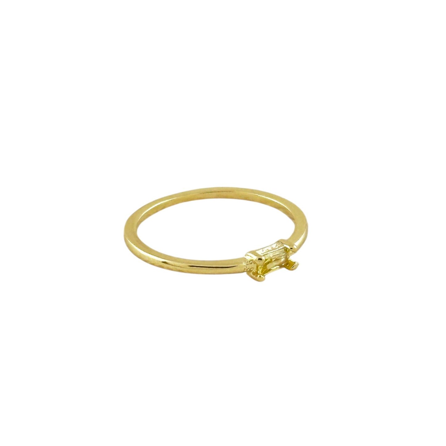 Birthstone 18K Gold Filled Ring