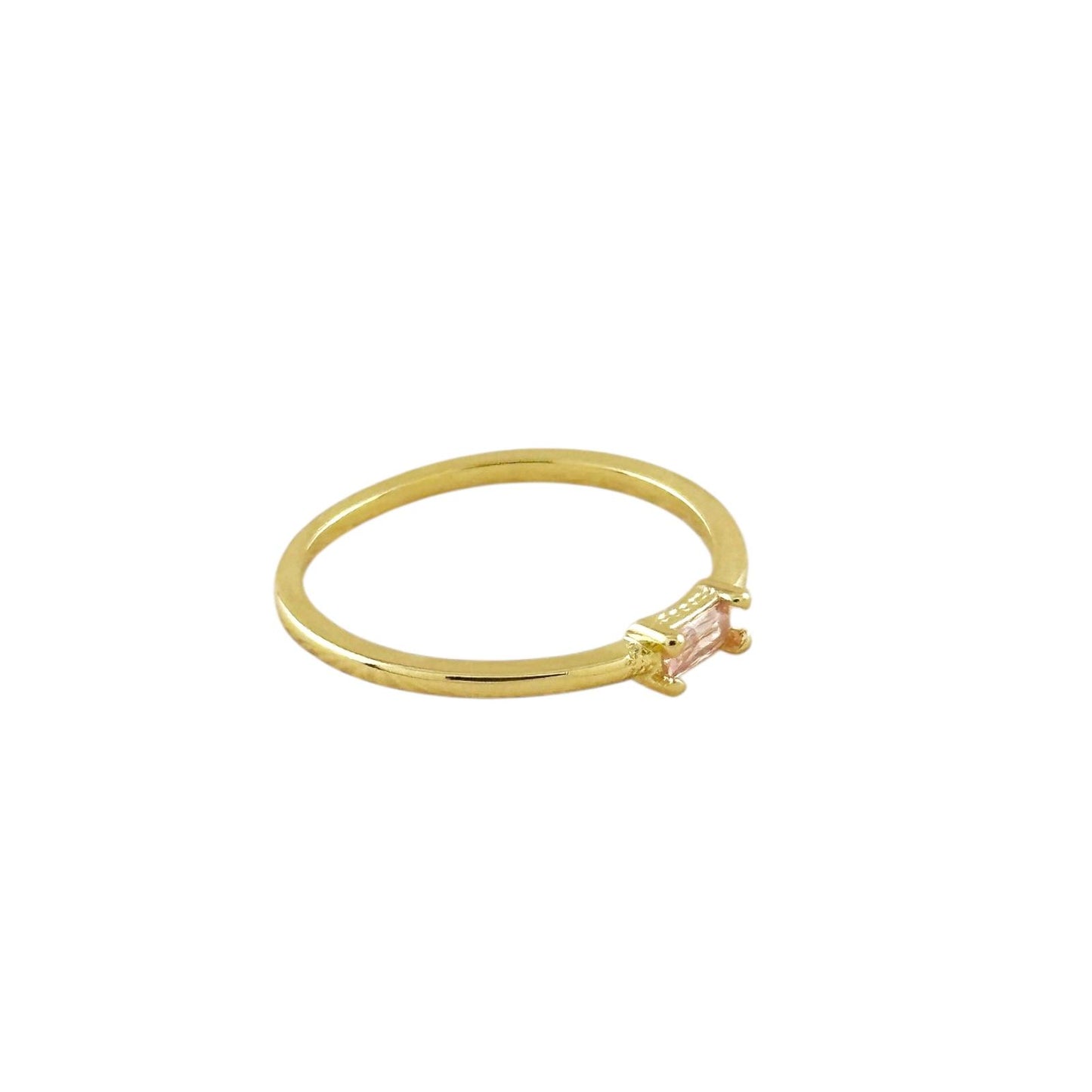 Birthstone 18K Gold Filled Ring