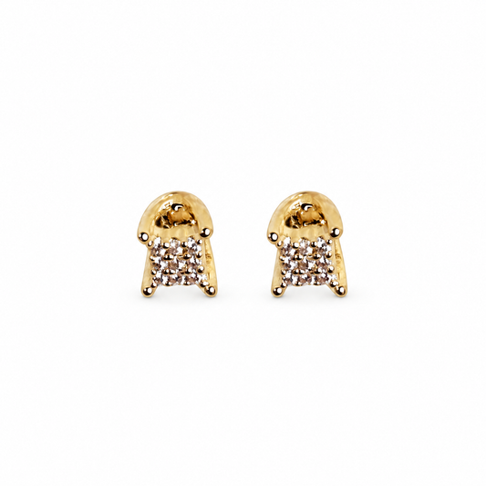 Petite CZ Stud Earrings 