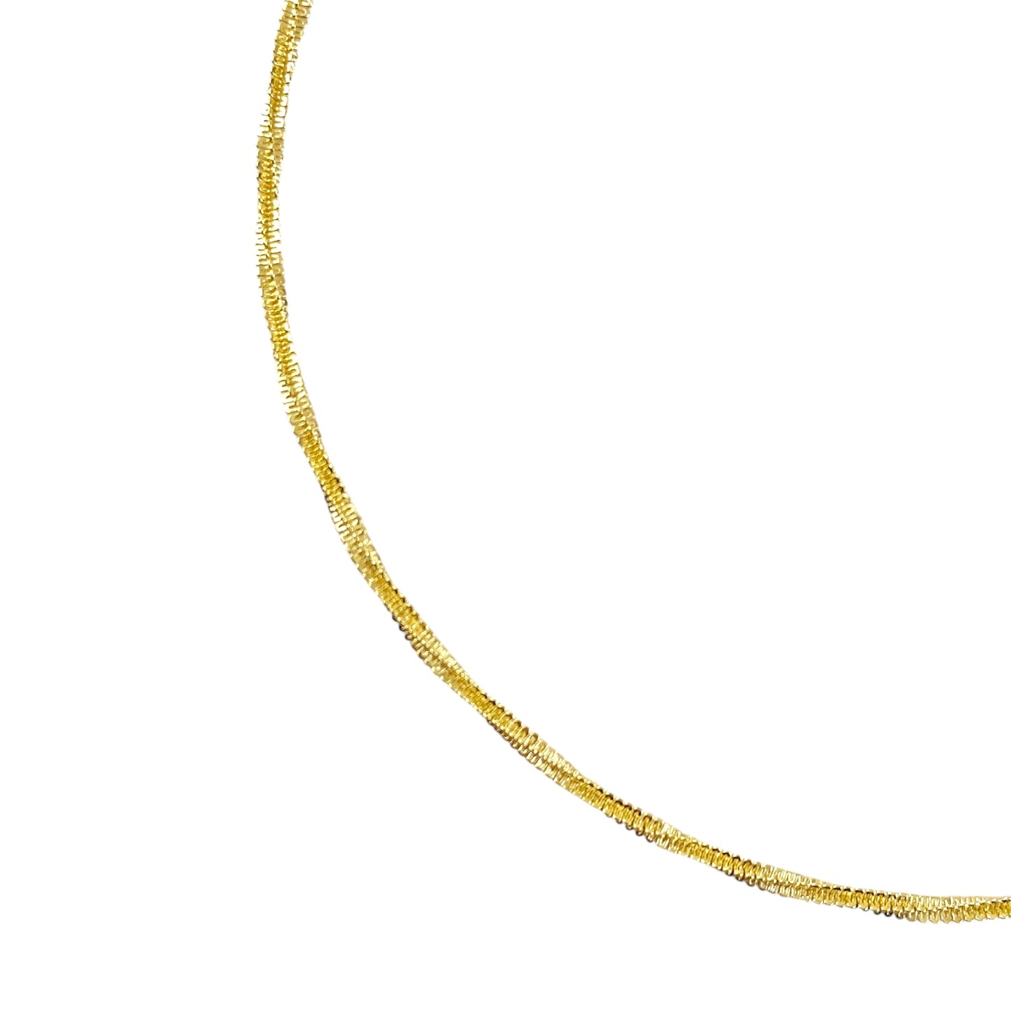 2mm Snake Chain 18K Gold Filled Necklace