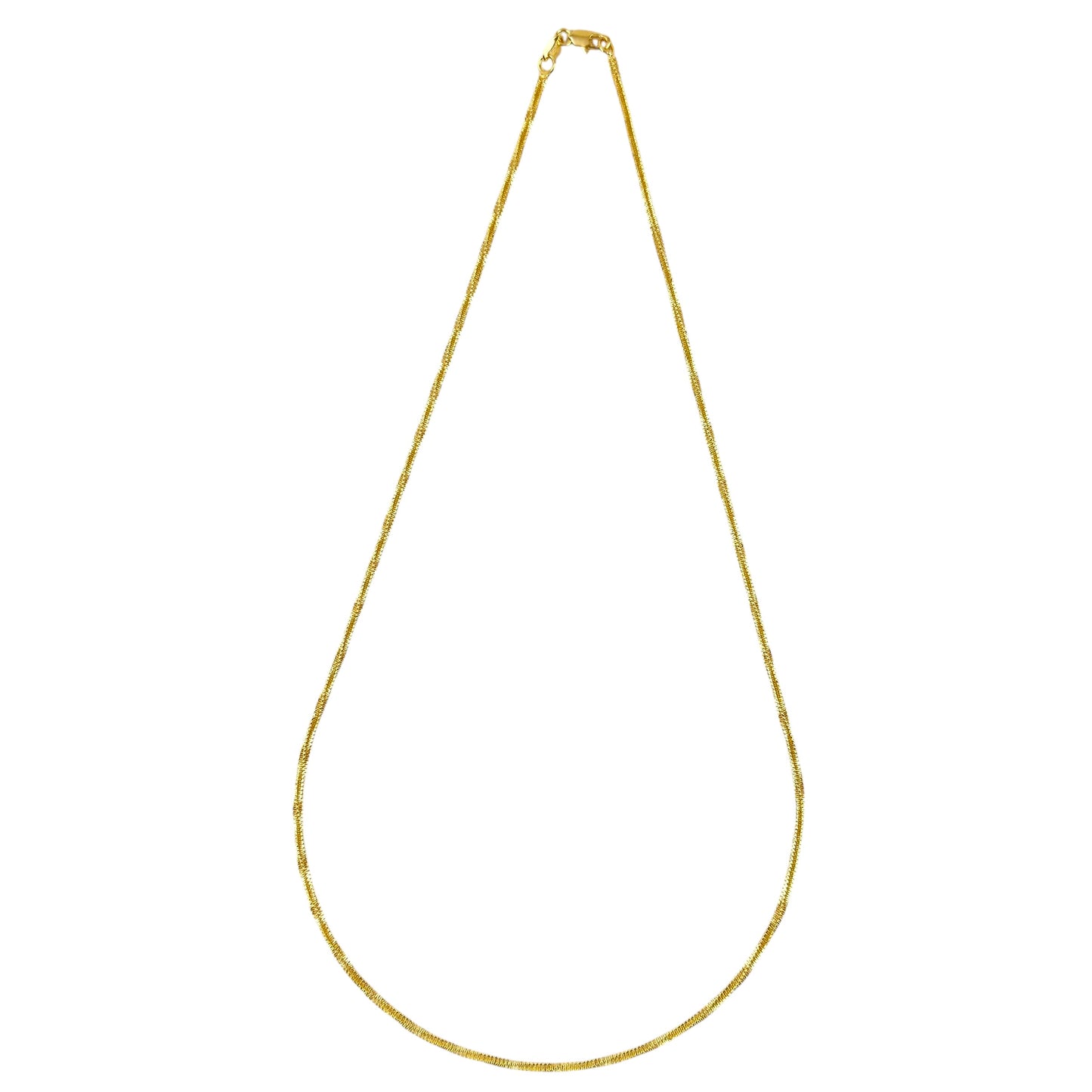 2mm Snake Chain 18K Gold Filled Necklace