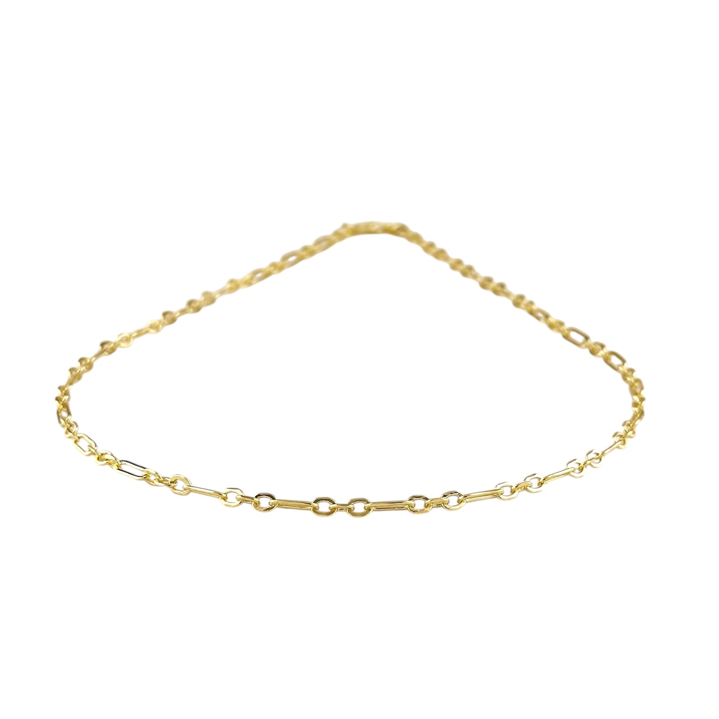 Figaro Chain 18k Gold Filled Necklace