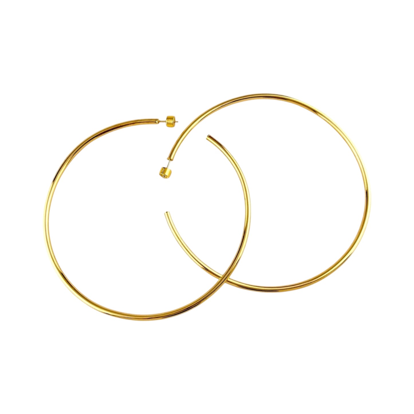 80mm Classic Hoop 18k Gold Filled Earring