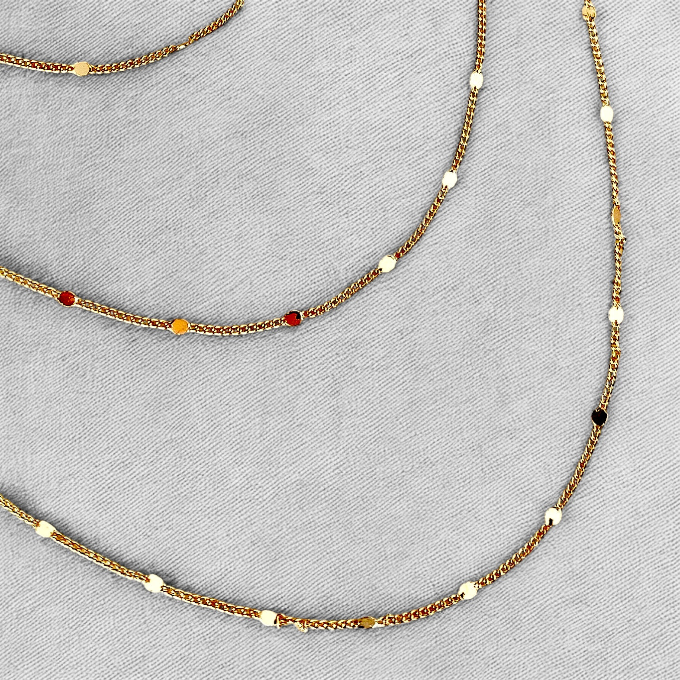 Delicate Curb Link Chain 18k Gold Filled Necklace