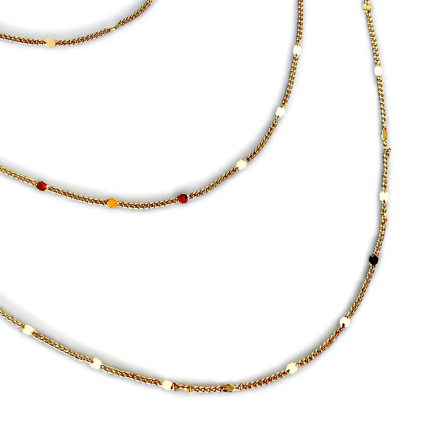 Delicate Curb Link Chain 18k Gold Filled Necklace