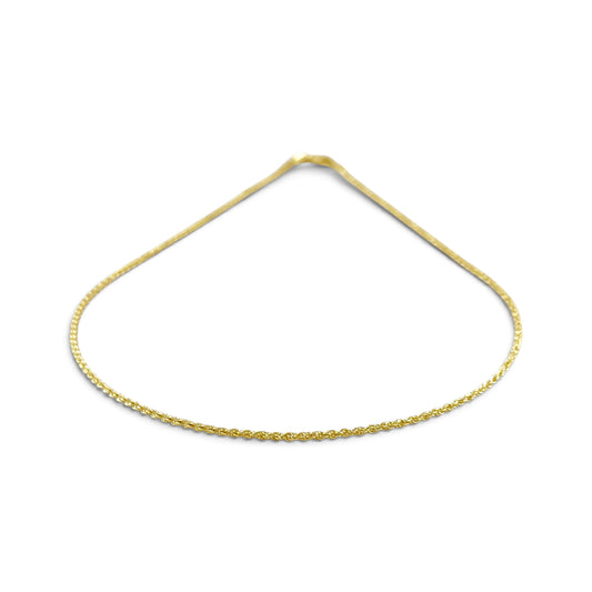 Rope Chain Necklace Frontview