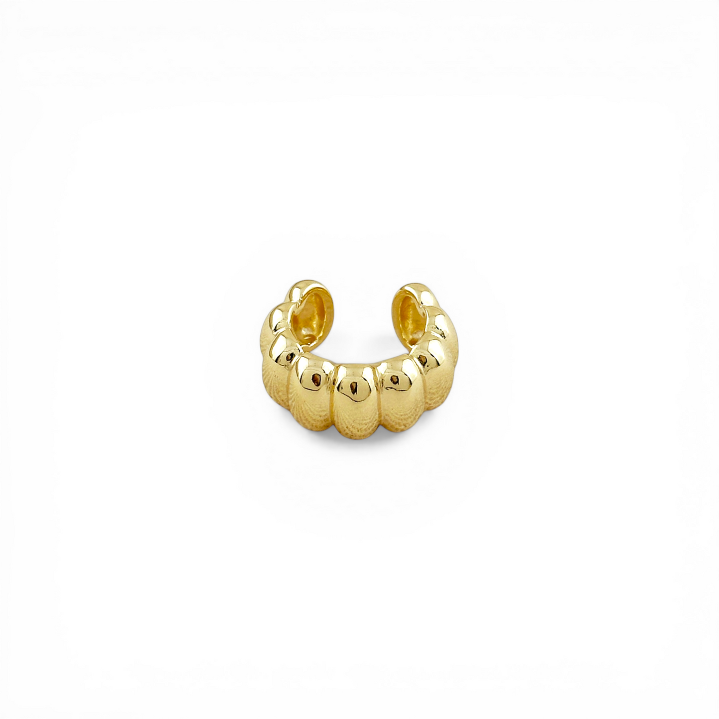 Scalloped 18K Gold Filled Ear Cuff